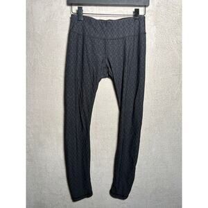 Prana Womens Activewear Legging Black Gray Size Small‎